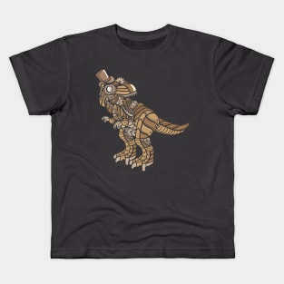 Steampunk Tyrannosaurus Kids T-Shirt